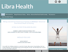 Tablet Screenshot of libra-health.co.uk
